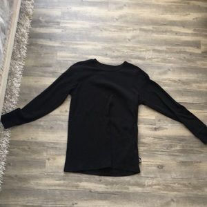 Long sleeve, thermal polo